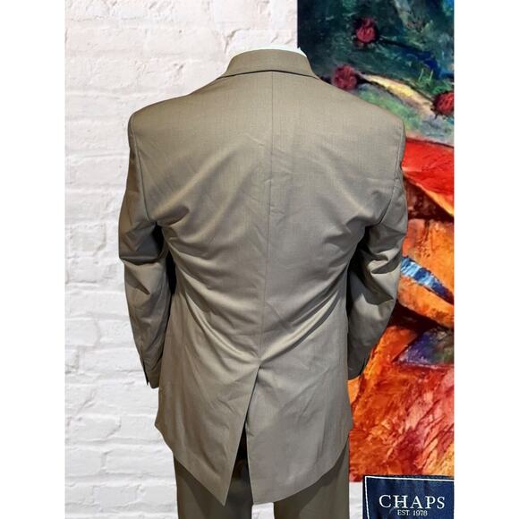 Chaps Ralph Lauren 38R Mens Brown Blazer Casual Sport Coat Suit Jacket - Picture 6 of 14
